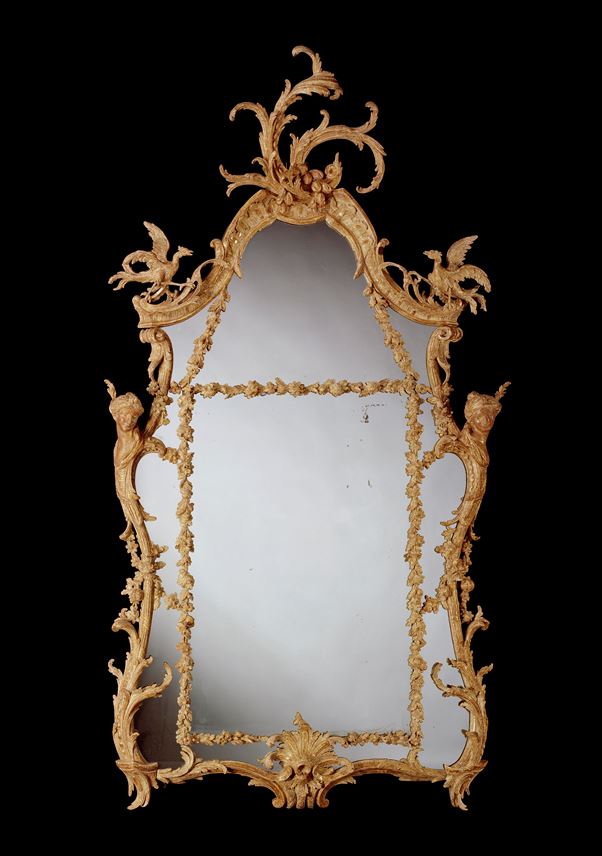 A PAIR OF GEORGE III CARVED GILTWOOD PIER MIRRORS  | MasterArt